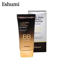 [ESHUMI] Black Snail Perfect Hydrator BB Cream 50g - Triple Function for Whitening, Wrinkle Care, SPF 50+, Hydrates & Soothes with Aloe & Collagen - Made in Korea